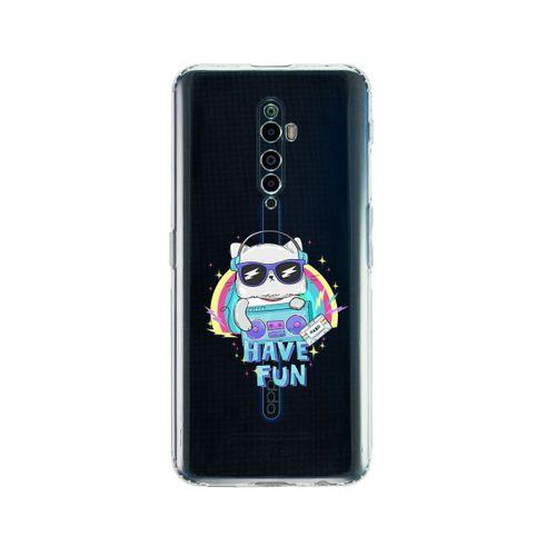 Oppo Reno 2Z Have Fun Desenli Premium Şeffaf Silikon Kılıf