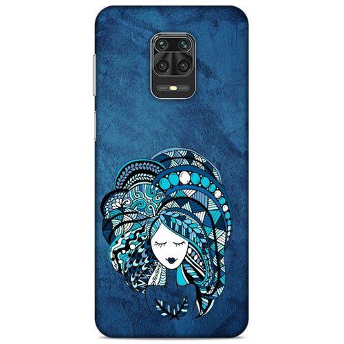 Lopard Xiaomi Redmi Note 9S Uyumlu Kılıf Sürreal Yüzler ♀ (35) Fit Design Kılıf Baskılı