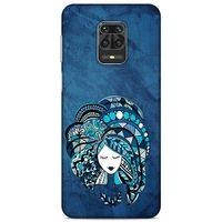 Lopard Xiaomi Redmi Note 9S Uyumlu Kılıf Sürreal Yüzler ♀ (35) Fit Design Kılıf Baskılı