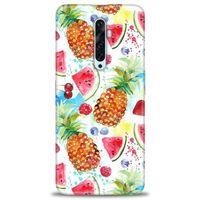 Oppo Reno 2Z Kılıf HD Baskılı Kılıf - Meyveler + Tam Ekran Koruyucu
