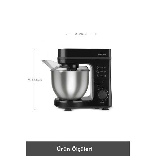 Karaca Maestrochef Stella Stand Mikser Siyah 1500w 5 Litre