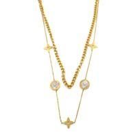 Vc Yonca Kolye - Altın