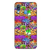 Graffitix (14) Desenli Silikon Kapak Samsung Galaxy A40 Kılıf