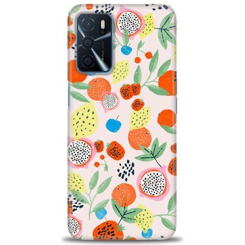 Oppo A16 Kılıf HD Baskılı Kılıf - Ejder Meyvesi + Tam Ekran Koruyucu
