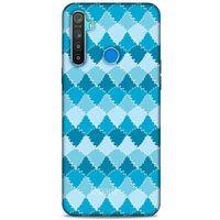 Oppo Realme 5i Kılıf Pastel Renkler (17) Tasarım Kılıf Turkuaz Yeşil