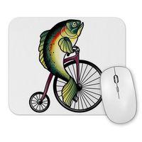 Feminism Fish Without A Bicycle Balık Mouse Pad
