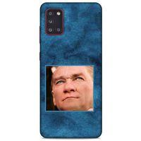 Samsung Galaxy A31 Kılıf Atatürk (26) Tpu Silikon Kılıf Mavi Gök