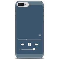 iPhone 7 Plus Kılıf HD Baskılı Kılıf - Müzik Çalar + Tam Ekran Koruyucu