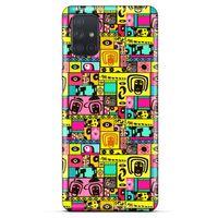 Graffitix (41) Desenli Silikon Kapak Samsung Galaxy M51 Kılıf