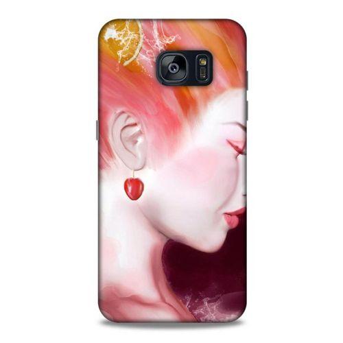Samsung Galaxy S7 Edge Uyumlu Kılıf Pembe Delisi (26) Tpu Silikon Kılıf Kiraz