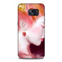 Samsung Galaxy S7 Edge Uyumlu Kılıf Pembe Delisi (26) Tpu Silikon Kılıf Kiraz