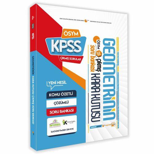 2025 KPSS Kara Kutu Matematik TEK KİTAP ve Geometri Set Çıkmış Soru Bankası Konu Özetli Video/PDF Çözümlü