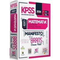 2026 KPSS Matematik 3 Adım Manifesto Branş Deneme İnformal Yayınları
