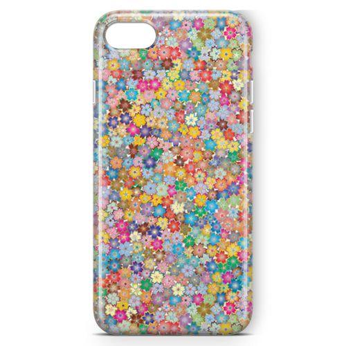 Apple iPhone SE 2020 Kılıf Minik Çiçekler Arka Kapak Koruma Desenli Full Koruyucu