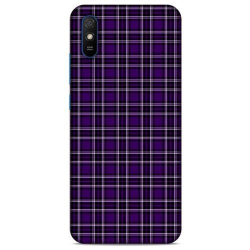 Xiaomi Redmi 9A Uyumlu Kılıf Mor Delisi (11) Tam Koruma Çizgili