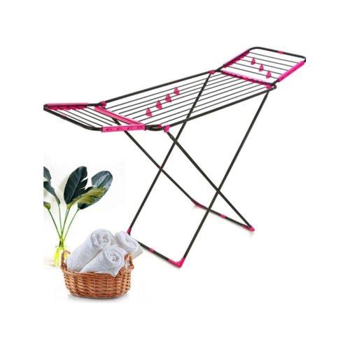 Perilla Avrora Çamaşır Kurutma Askısı Gri Renkli Paslanmaz Yüzey İle Güvenli Kullanım Kanatlı Kurutmalık