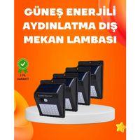 Montajlı Güneş Enerjili Duvar Tipi Aydınlatma – 8 Saat Çalışma Süresi