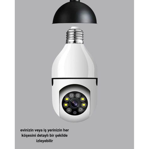 Akıllı Duy Kamera Gece Görüşlü Ve Hareket Algılama Sensörlü