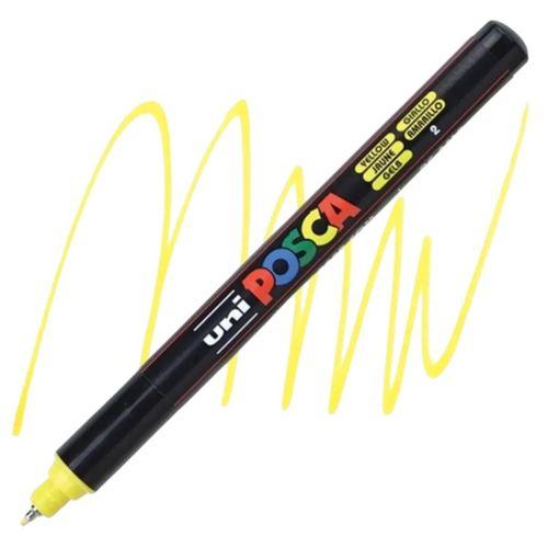 UNİBALL POSCA 0.7 SU BAZLI BOYAMA MARKÖRÜ SARI (N)- (UNİ-PC-1MR )