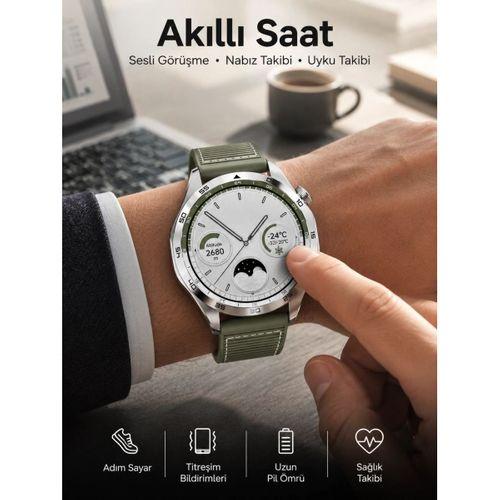 Akıllı Saat Sesli Görüşme Uyku Ve Sağlık Takibi Nfc Uyumlu