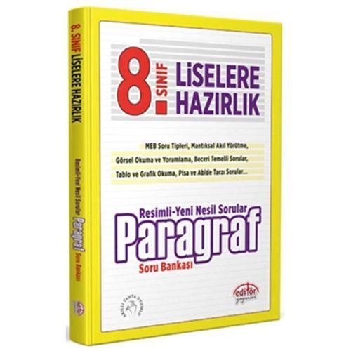 8. Sınıf LGS Resimli Paragraf Premier Baskı Editör Yayınları