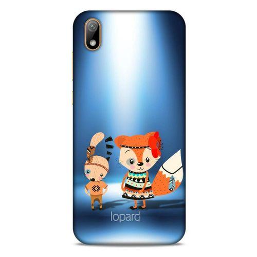 Huawei Y5 2019 Kılıf FunnyMaX (1) Kılıfı Mavi Beyaz