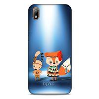 Huawei Y5 2019 Kılıf FunnyMaX (1) Kılıfı Mavi Beyaz