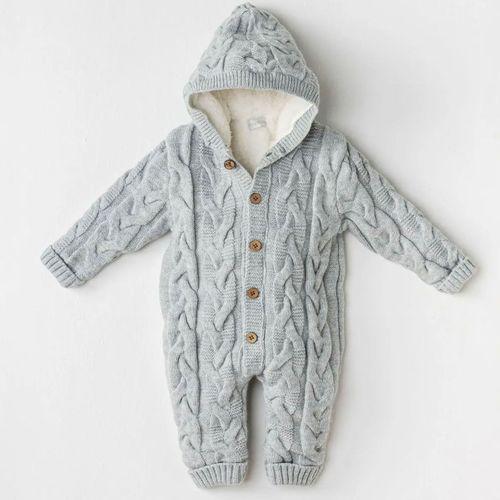 Andywawa Andywawa AC24336 Knitwear Triko Bebe Kozmonot Grey Melange