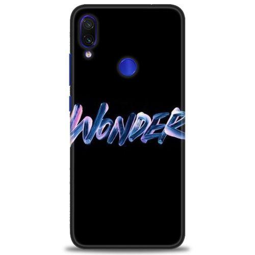 Xiaomi Redmi Note 7 Kılıf HD Baskılı Kılıf - Wonder + Tam Ekran Koruyucu