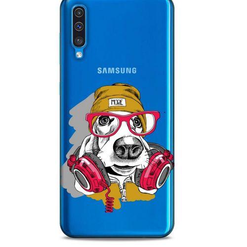Zoologix (5) Samsung Galaxy A50 Şeffaf Kılıf Silikon Desenli
