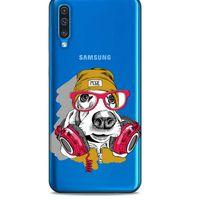 Zoologix (5) Samsung Galaxy A50 Şeffaf Kılıf Silikon Desenli