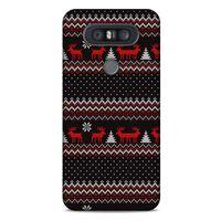 Kazak (22) Desenli Silikon Kapak LG K41S - K51S Kılıf