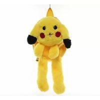 Peluş Işıklı Pikachu Sırt Çantası Alk3009