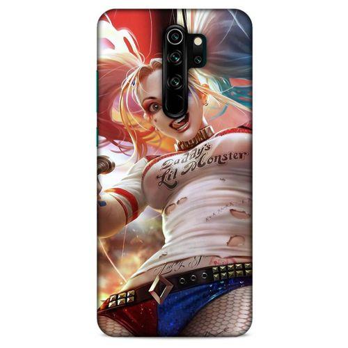 Xiaomi Redmi Note 8 Pro Uyumlu Kılıf Harley Quinn (16) Kalın Kılıf Karolina mavisi