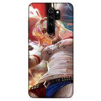 Xiaomi Redmi Note 8 Pro Uyumlu Kılıf Harley Quinn (16) Kalın Kılıf Karolina mavisi