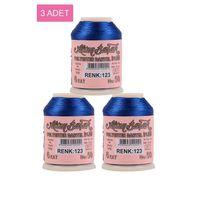 3 Adet Altınbaşak Oya ve Dantel İpi 20 gr - Royaleks - No: 123