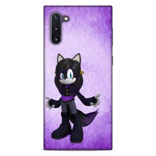Lopard Samsung Galaxy Note 10 Uyumlu Kılıf GameX (18) Telefon Kılıfları Siyah Mor