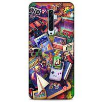 Retro (34) Desen Slim Armor Kılıf Renkli Oppo Reno 2z Kılıf