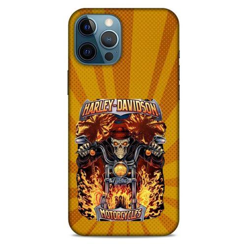 Apple iPhone 12 Pro Max Uyumlu Kılıf Motorsiklet (9) Kılıf Harley Davidson