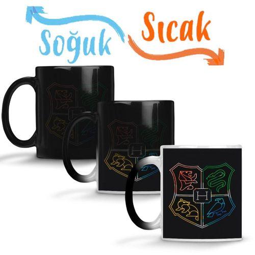 Casas Hogwarts Sihirli Kupa Bardak Porselen