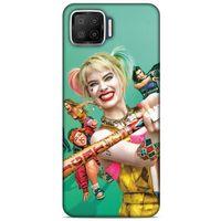 Oppo A73 Uyumlu Kılıf Harley Quinn (33) Hybrid Kılıf Lavanta grisi
