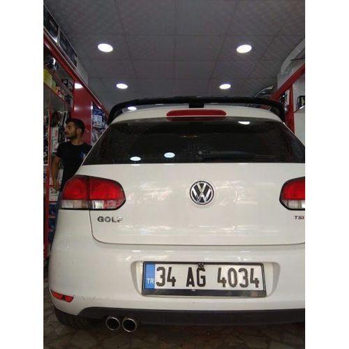 Volkswagen Golf Uyumlu 6 Gti Spoiler (Fiber)