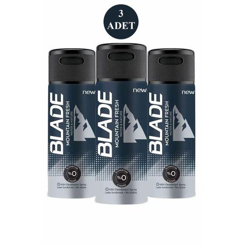 3 Adet Mountain Fresh Erkek Deodorant 150ml Leke Bırakmaz