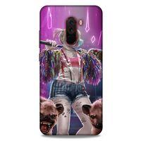 Xiaomi Pocophone F1 Uyumlu Kılıf Harley Quinn (35) Fit Design Kılıf Lavanta pembesi