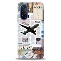 Huawei Nova Y70 Kılıf HD Baskılı Kılıf - Net Woman + Tam Ekran Koruyucu