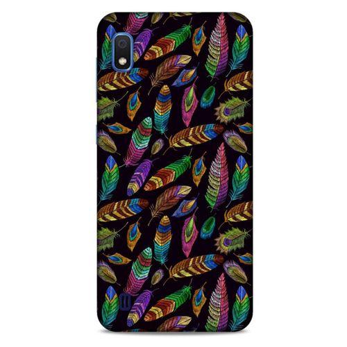 Samsung Galaxy A10 Kılıf Desenli Özel Seri Tüyler (15) Antişok Kılıf