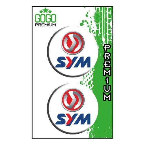 SEVGENT Sym Uyumlu (5X5 Cm) İkili Damla Etiket