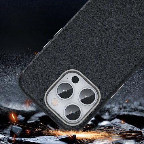 Apple iPhone 14 Pro Max Kılıf M-safe Şarj Özellikli PU Deri Zore Adora Kapak