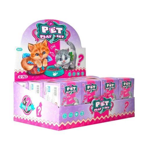 EVCİL HAYVAN YAVRU KEDİ KLUBELİ OYUN SETİ-MGA