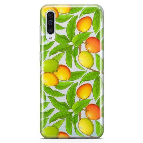 Samsung Galaxy A70 Kılıf Mango Çiçekleri Arka Kapak Koruma Desenli Full Koruyucu